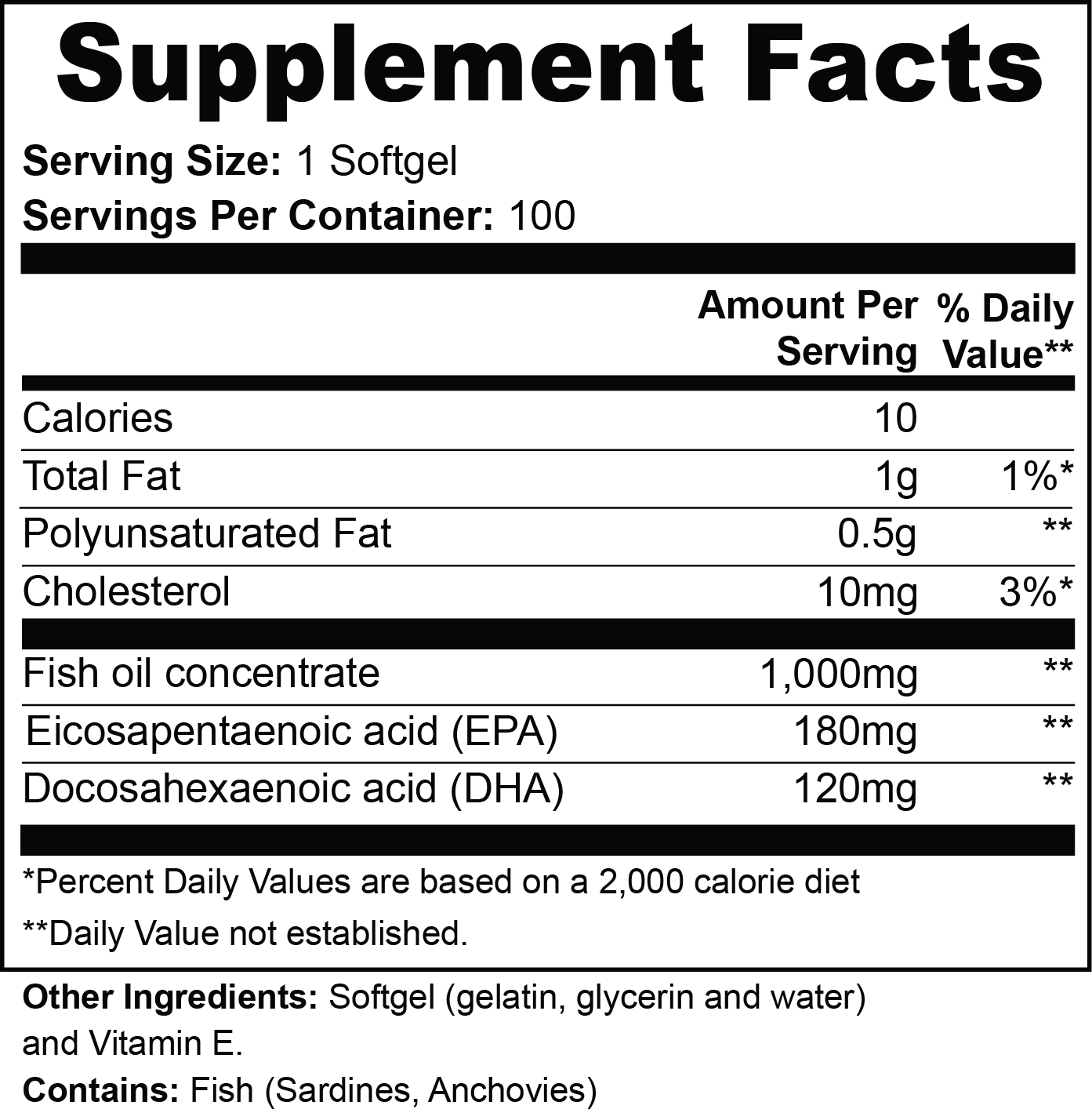 Vital Oil(Omega-3 EPA  + DHA)